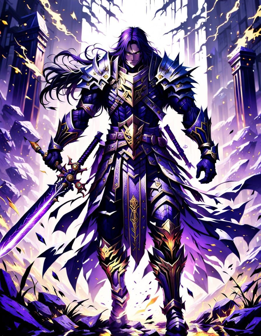 Dark Fantasy Warrior Kaelen with Forgotten Blades
