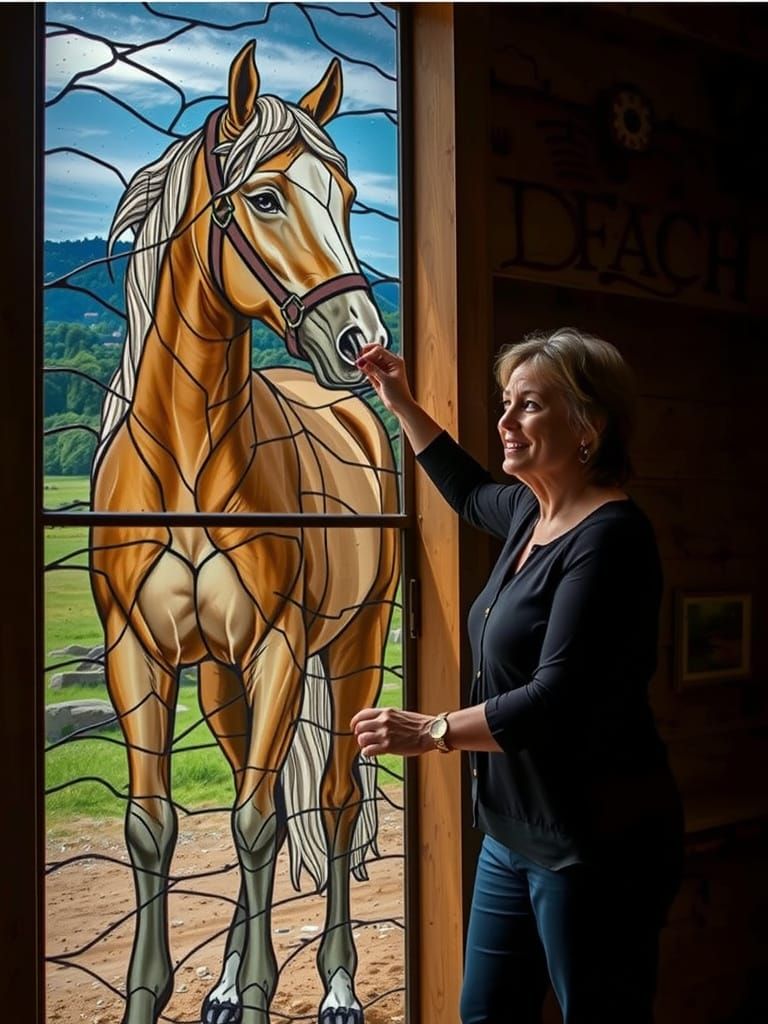 Gorgeous Woman Portrait in Elegant Waves