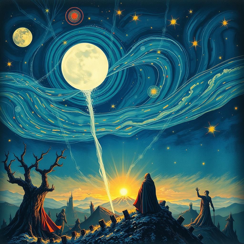 Surreal Superman Namaste: A Fusion of Art Styles