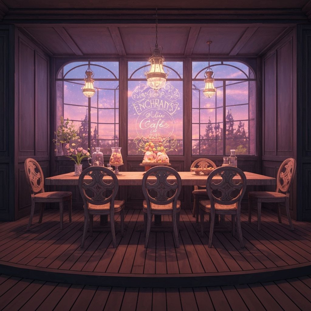 Enchanted Cafe Scene