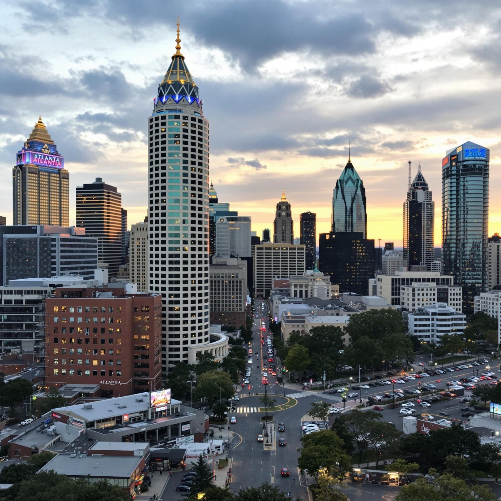 Atlanta Cityscape Generated by AI