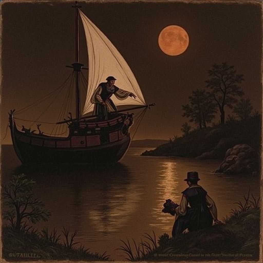 Bright Green Light Shines in the Darkness