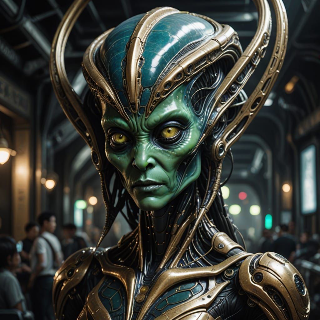 Image of an Alien Woman