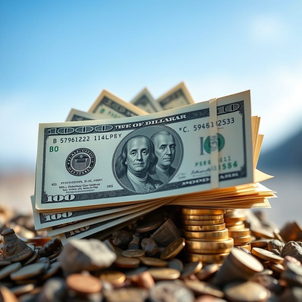 Golden Coins in a Treasure Chest