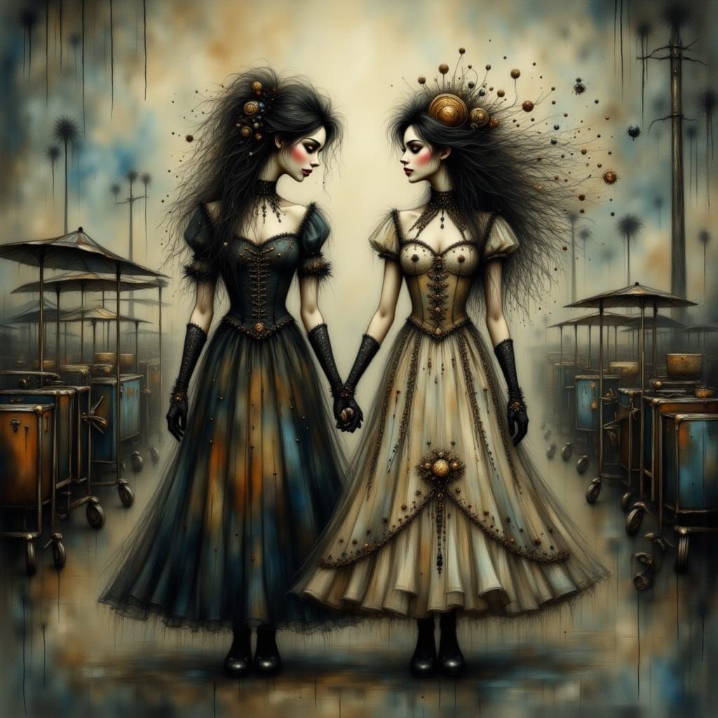 Gothic Airport: A Burton-esque Love Story