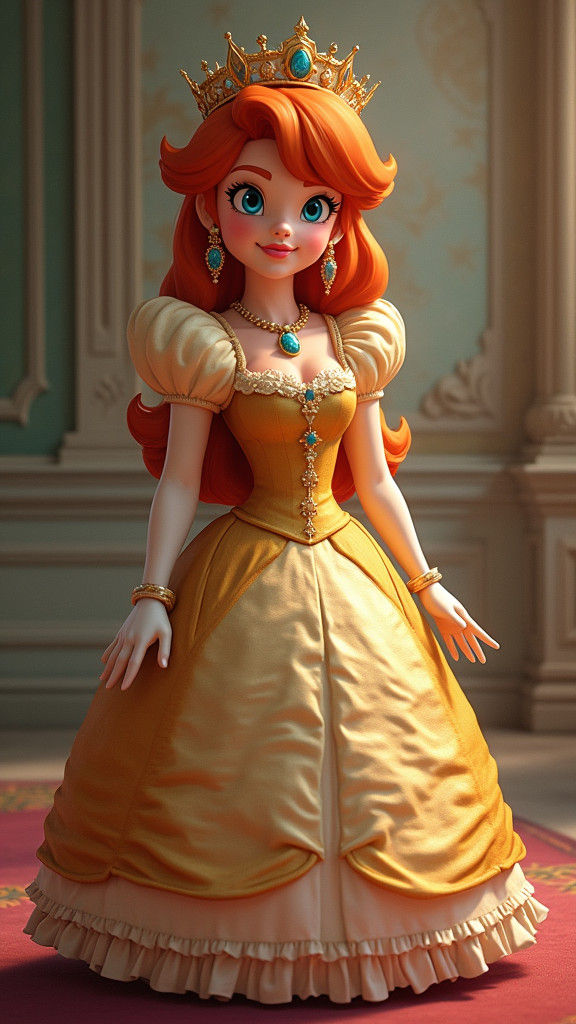 Princess Daisy in Renaissance Style
