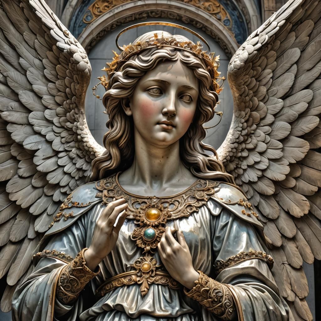 Radiant Guardian Angel of Protection and Love