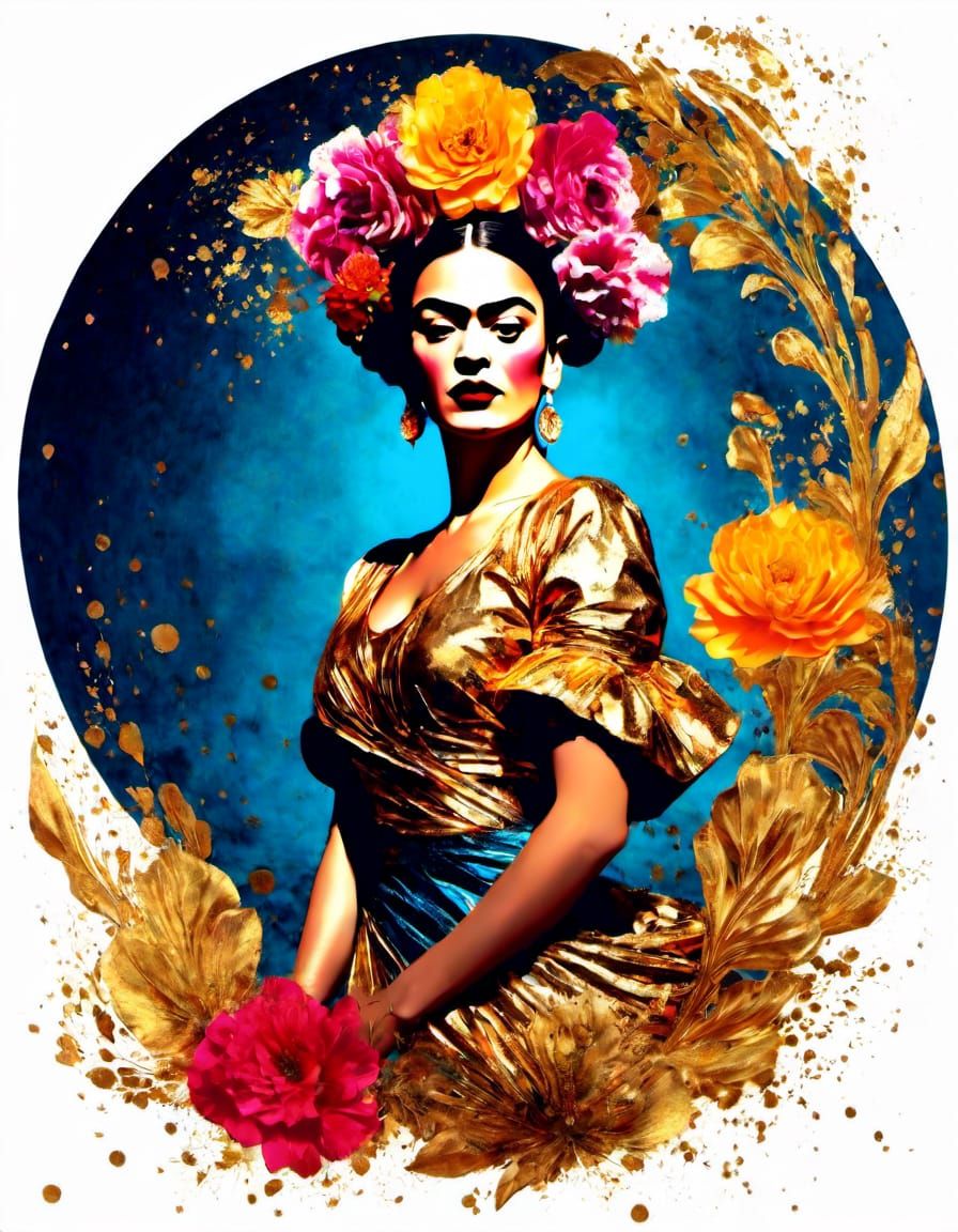 Flamenco Dancer in Magical Realism Style