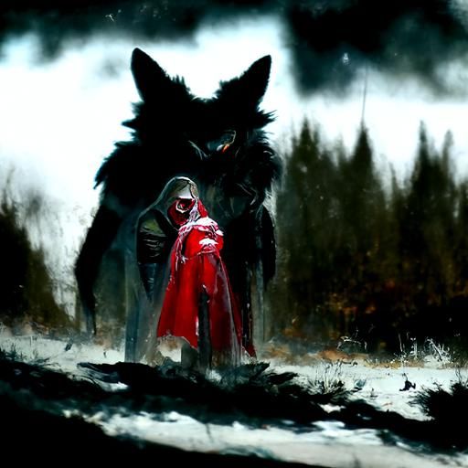 Sinister Red Riding Hood and the Wolf