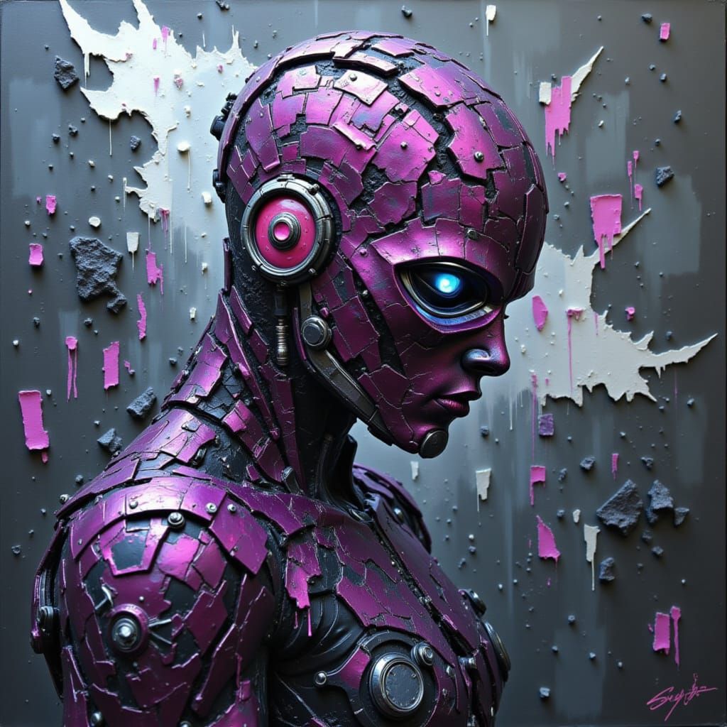 A Monochromatic Fragment in Black on Black