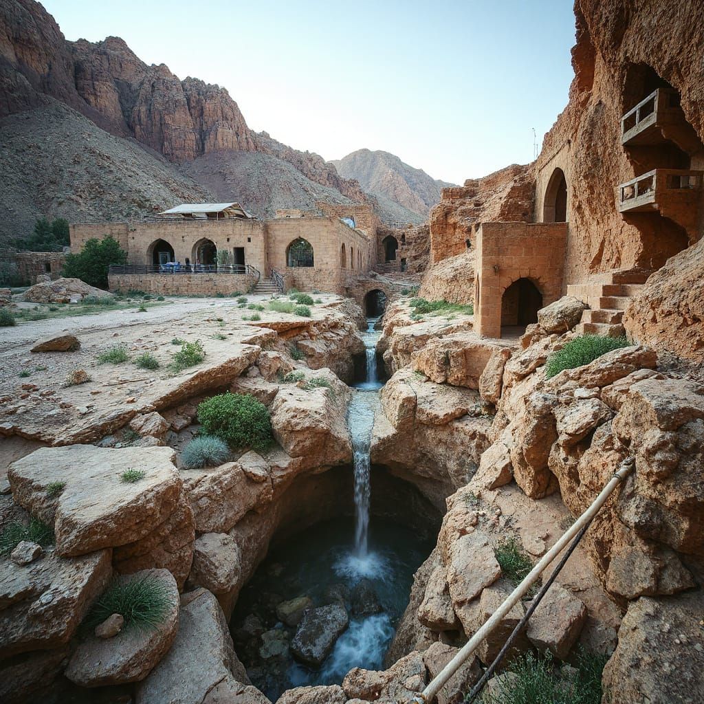 Ancient Persian Qanats: Underground Water Networks in Hyperr...