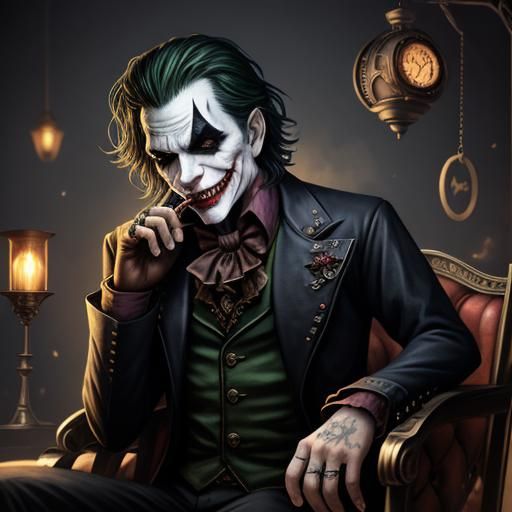 Steampunk Joker Vampire Engine