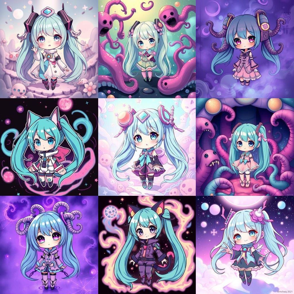 Chibi Nekomata: Eldritch Extraterrestrial Hatsune Miku