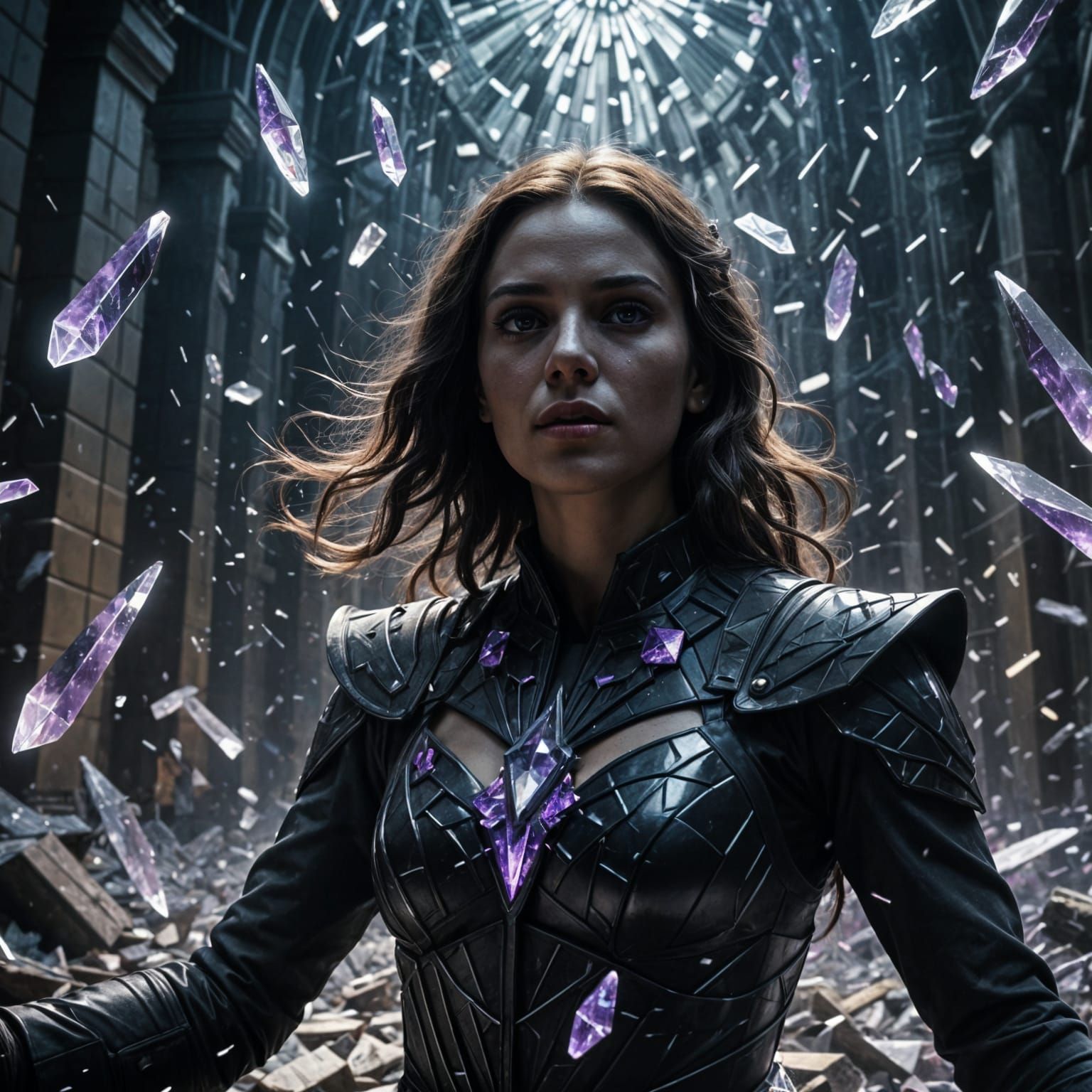 Crystal Mind Control Villain in Shattered Cathedral