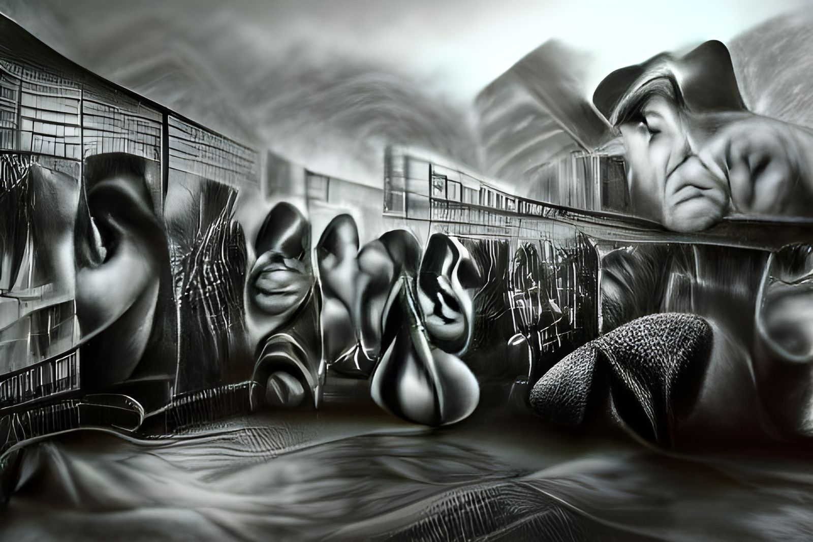 Film Noir Graffiti: Forty-Nine Reasons in Charcoal