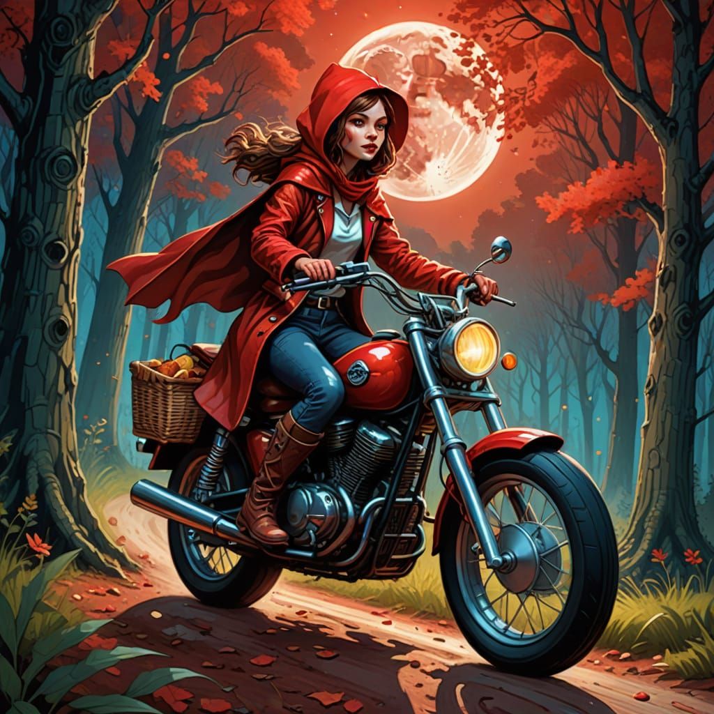 Little Red Riding Hood Rides Again: Modern Fairy Tale Art