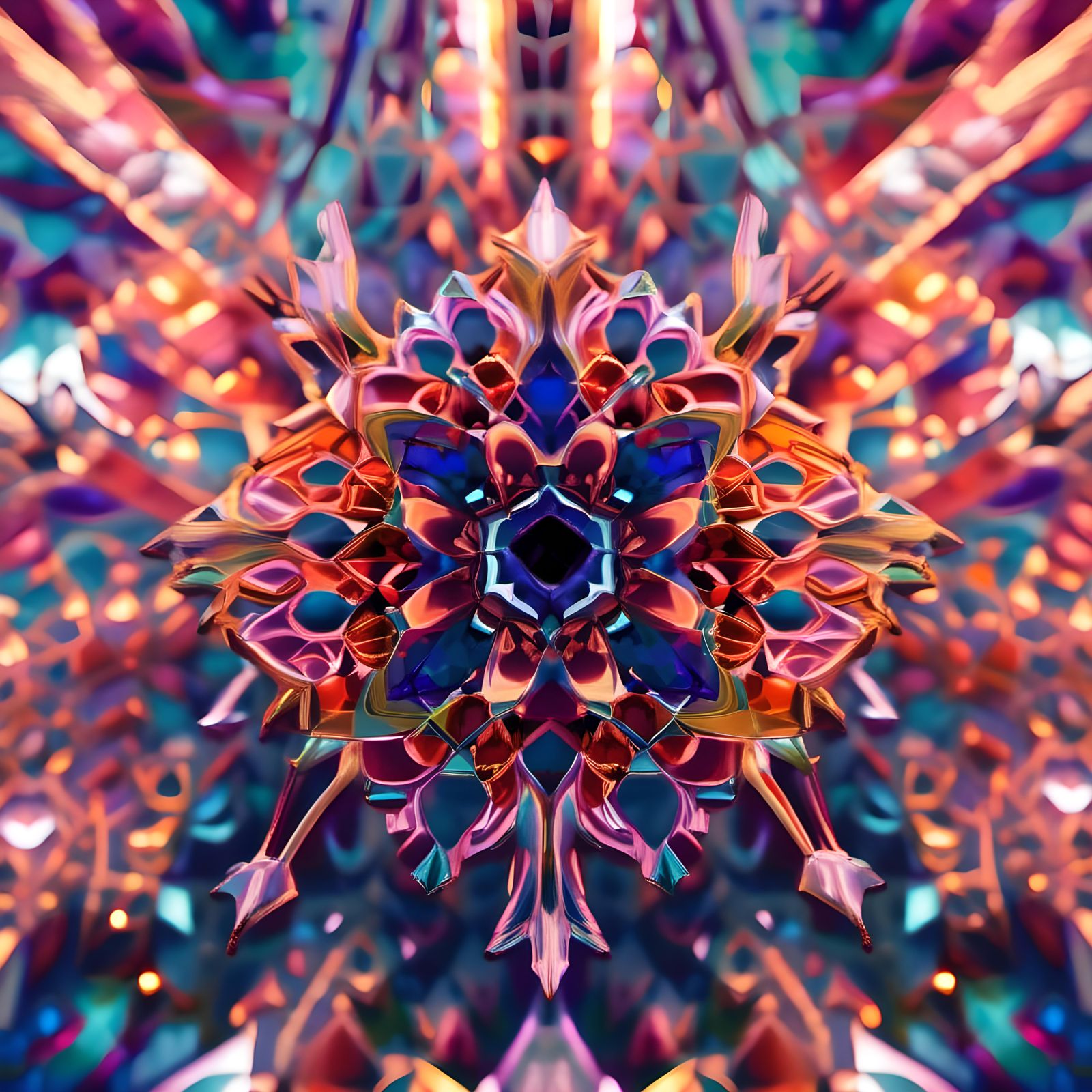 <lora:Sacred geometry:1.0> Crystal Mercaba Shungite Star