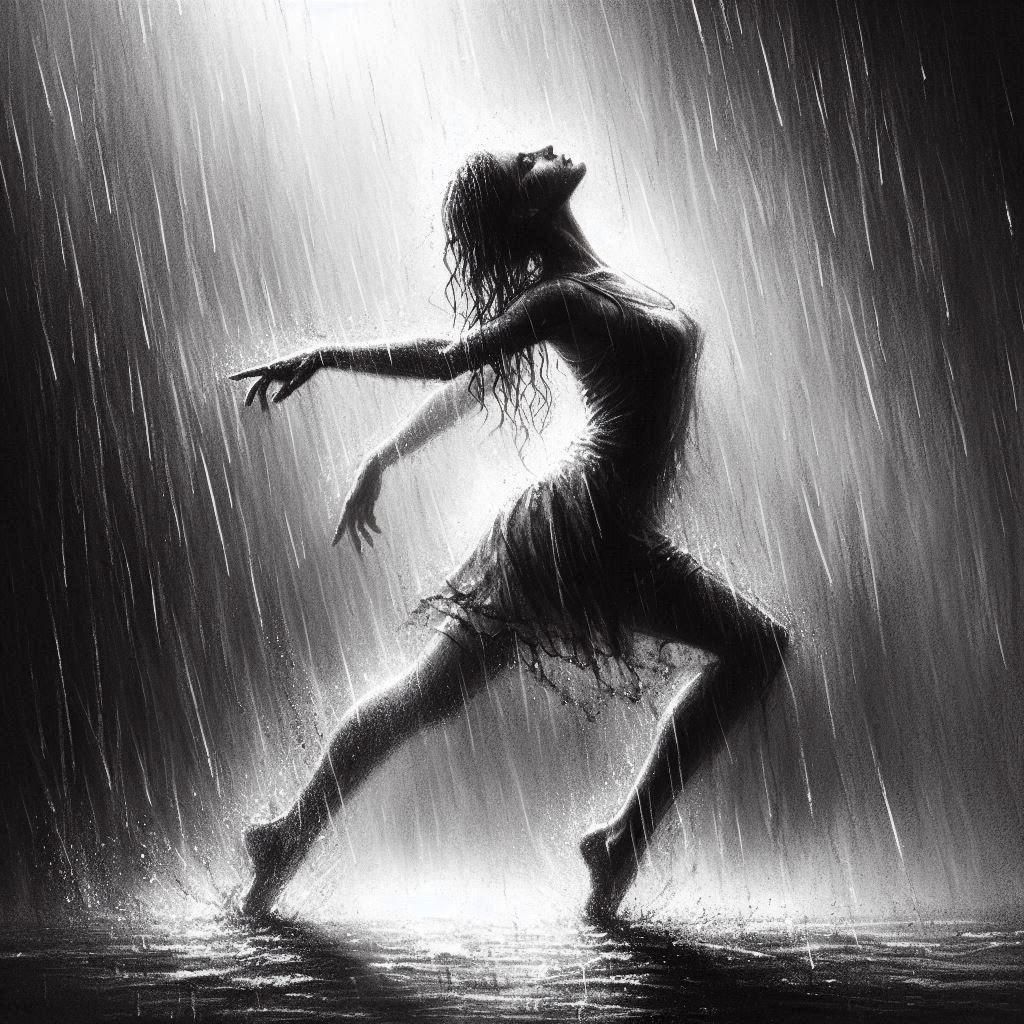 Elegant Charcoal Drawing