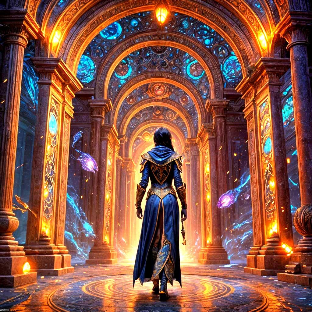 Mystical Portal of Worlds: Fantasy Concept Art