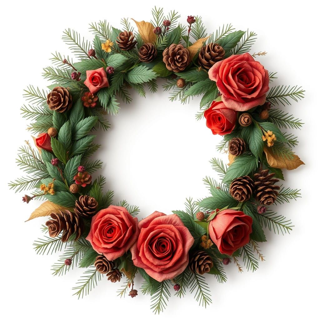 Winter Wonderland Wreath in Earthy Whimsy