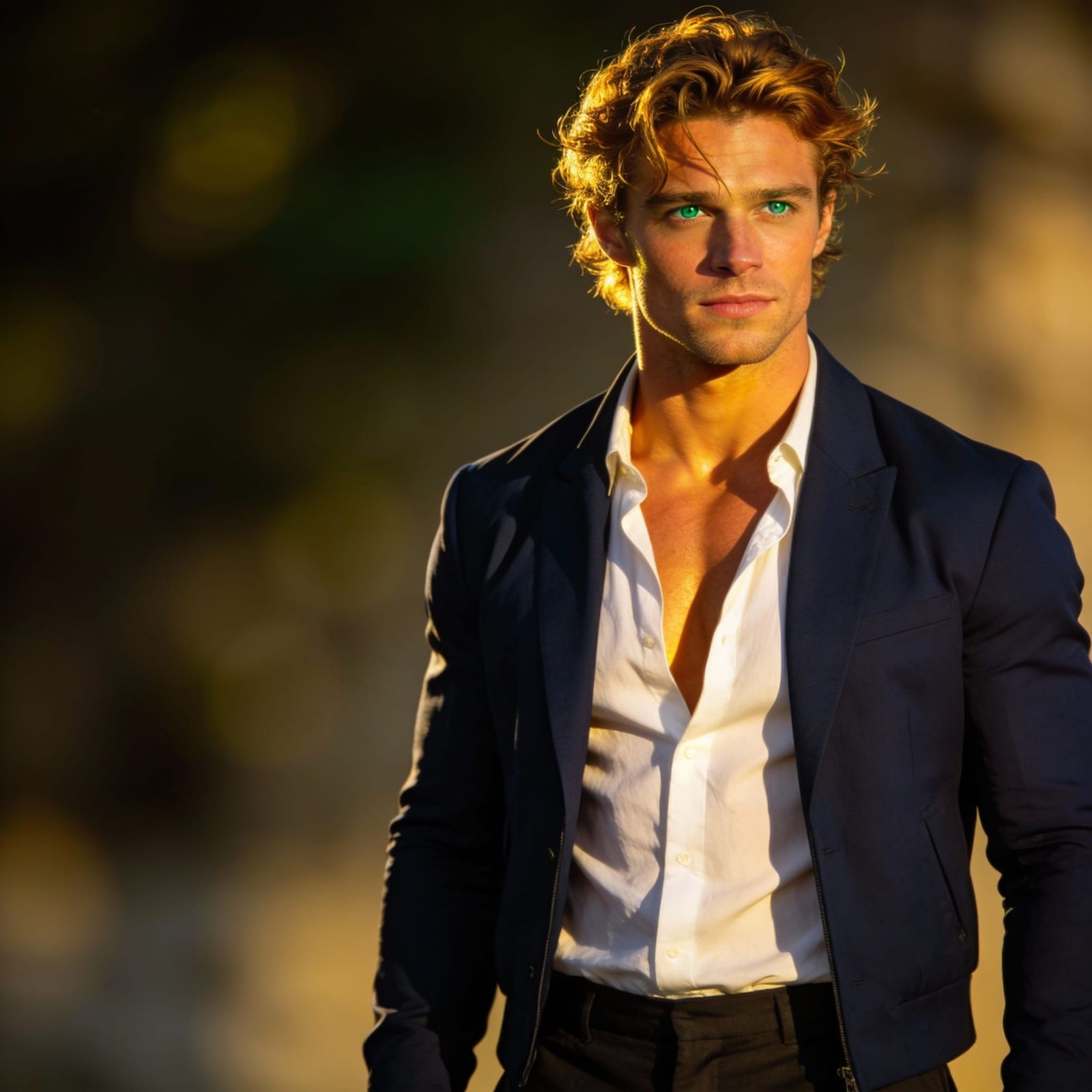 Handsome Finnick Odair in Photorealistic Cinematic Style