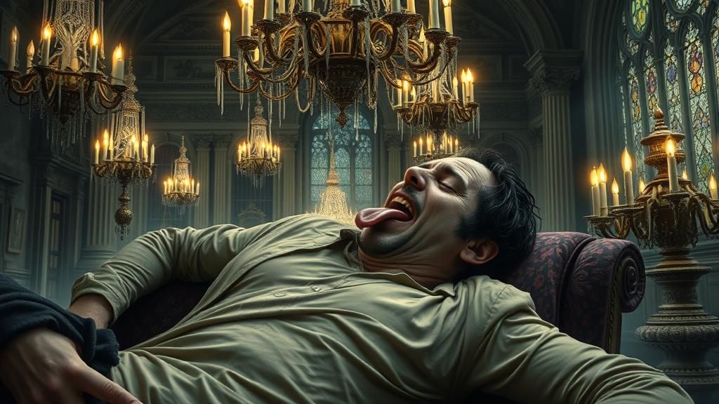 Sarcastic Demise in Gothic Revival Style