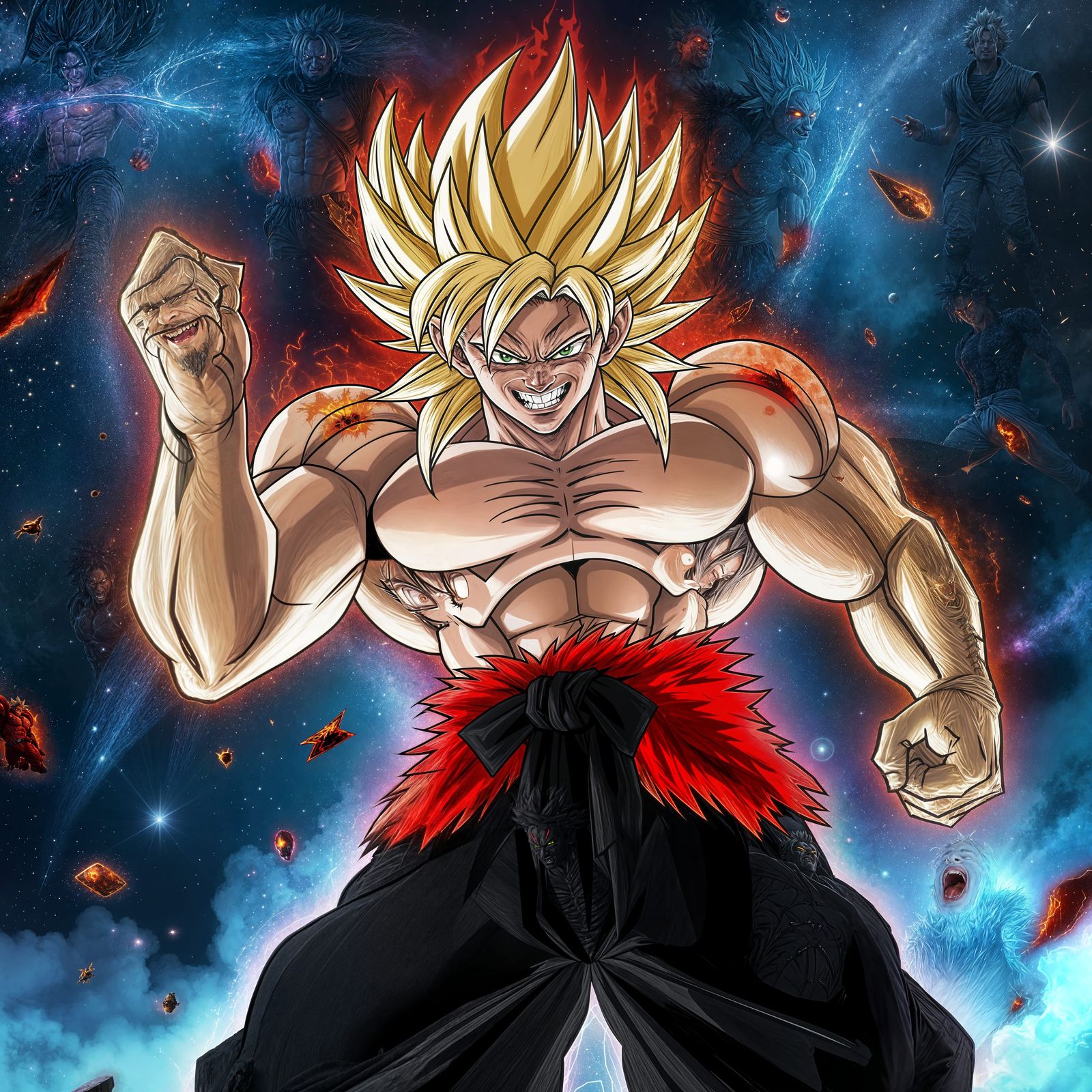 Hulking Brute Unleashes Cosmic Wrath