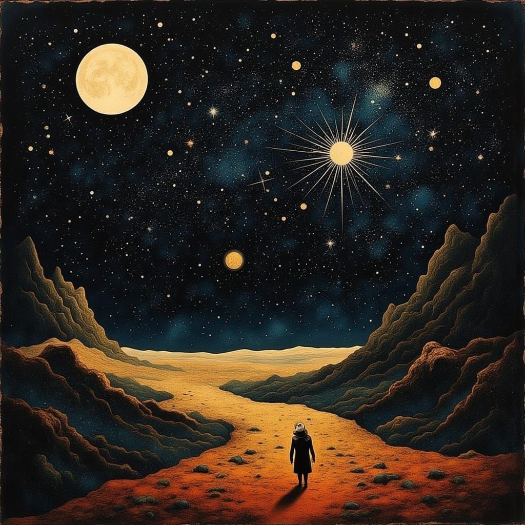 Stars Guide Travelers in Native American Sky