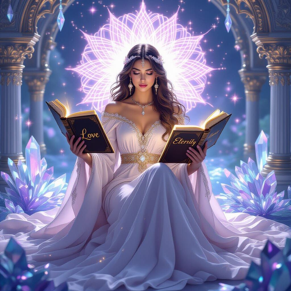 Radiant Soul Reading in a Crystalline Paradise