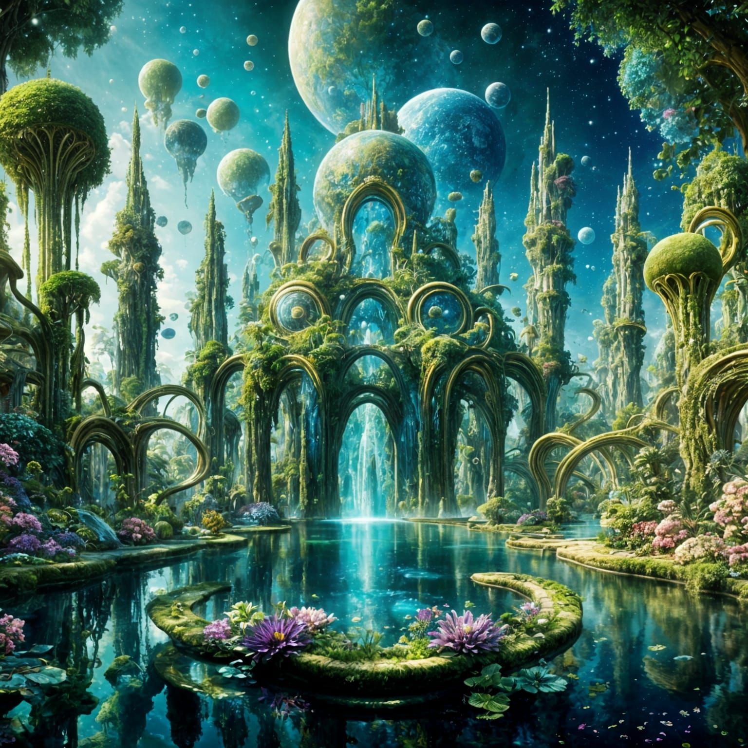 Fantasy Water Garden