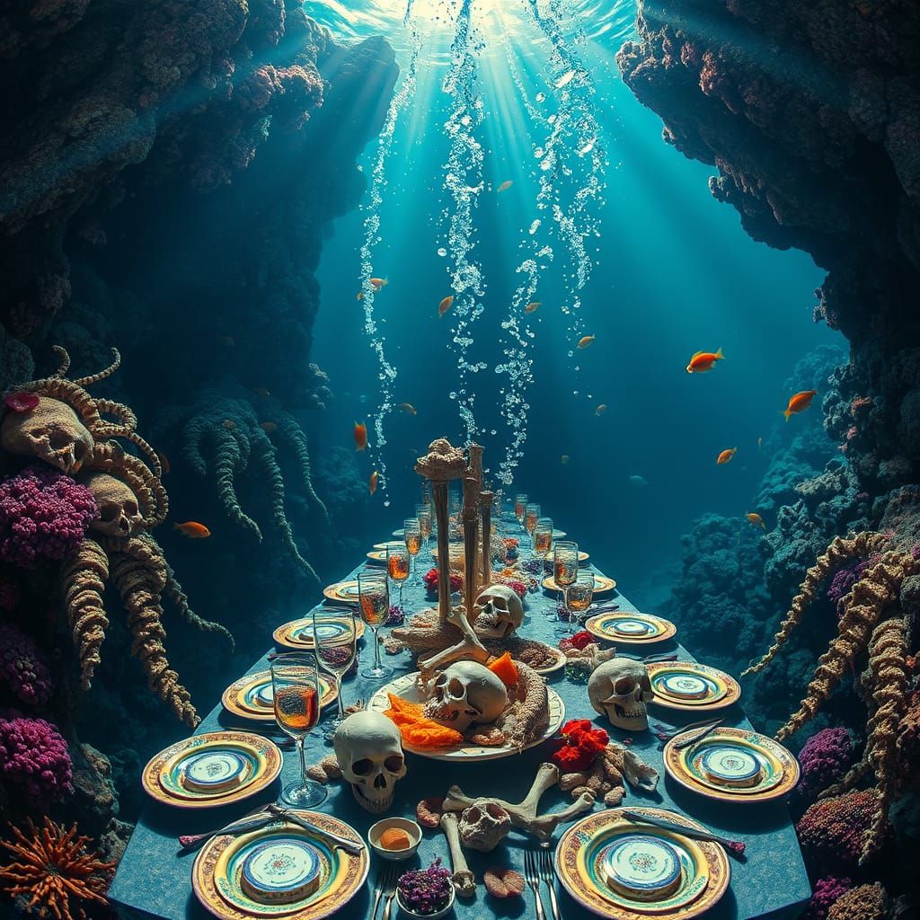 Beneath the Waves, a Dark Banquet Unfolds