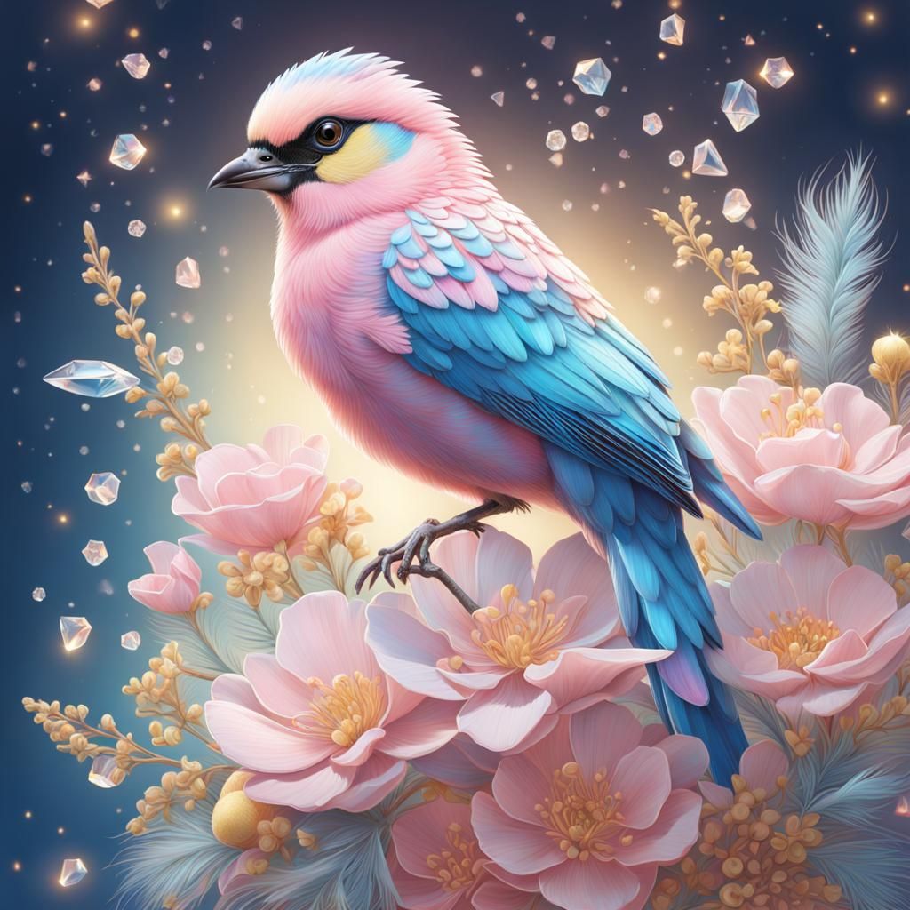 Beautiful Pastel Bird