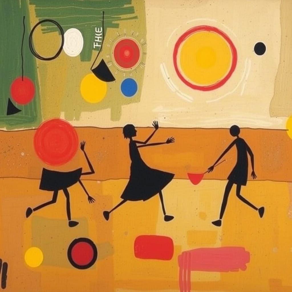 Vibrant Abstract Expression of Dynamic Energy