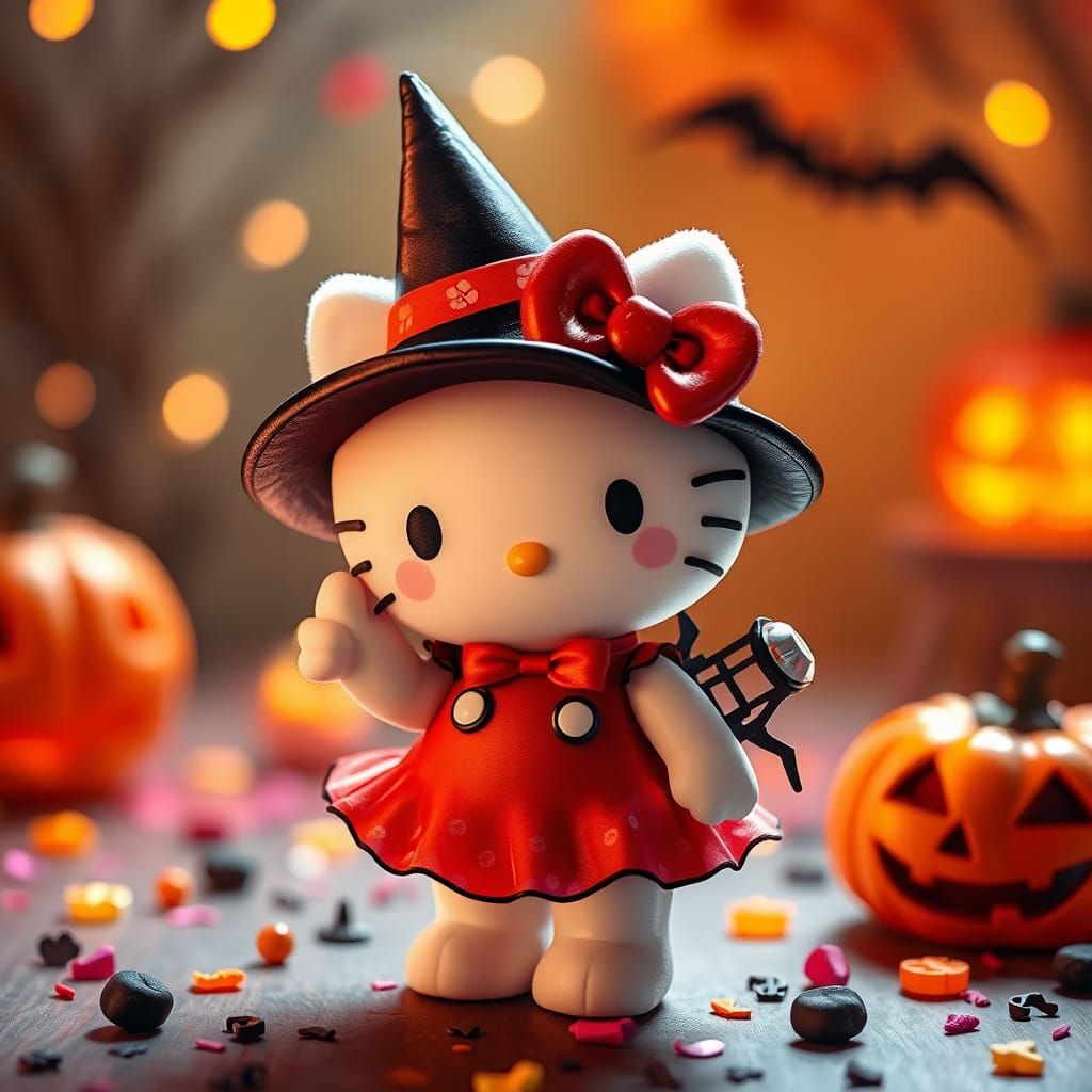 Hello Kitty's Cute Halloween Party