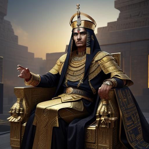 Egyptian Royalty: A Digital Matte Painting