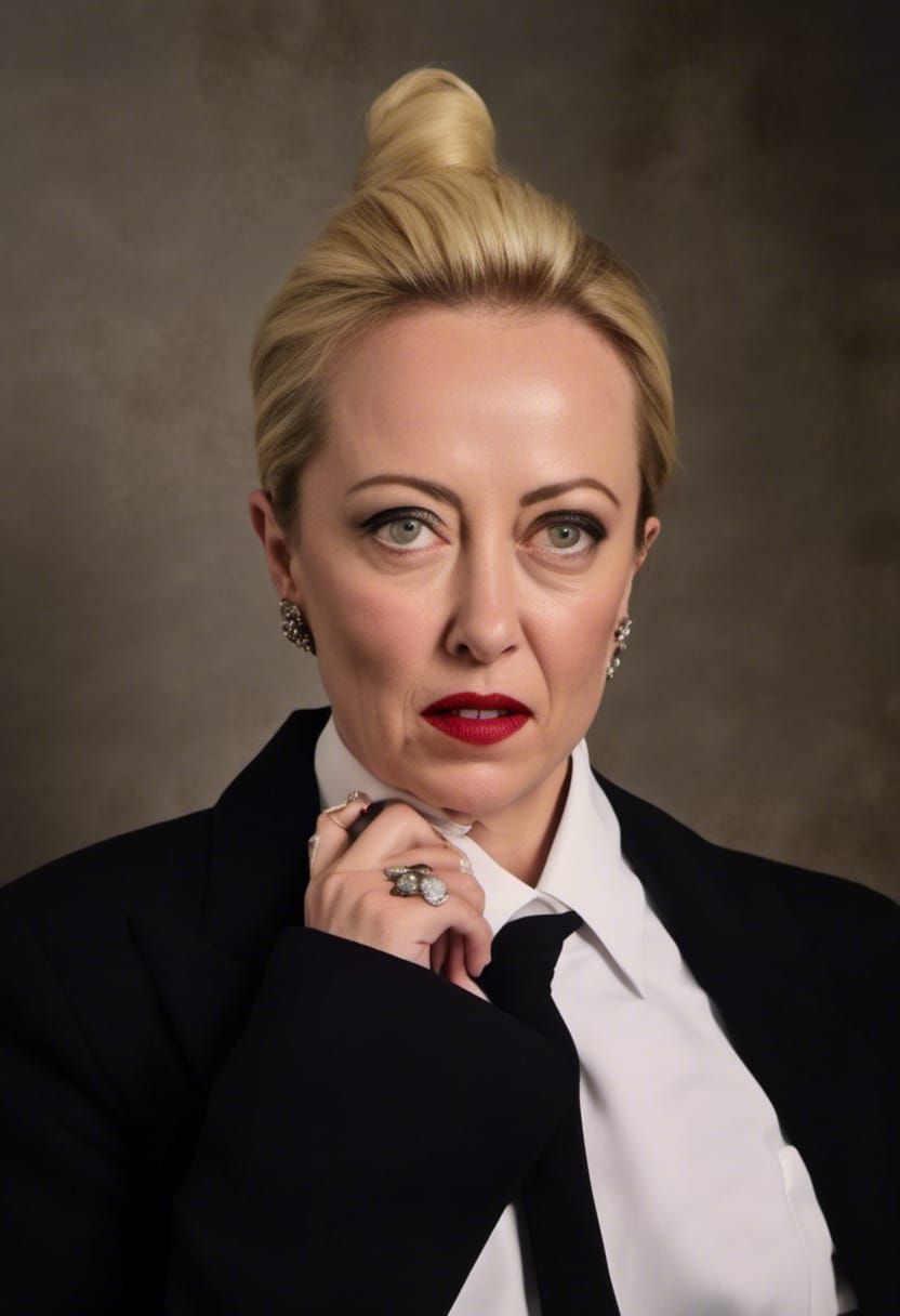 Dramatic Portrait of Woman with Rembrandt Lighting