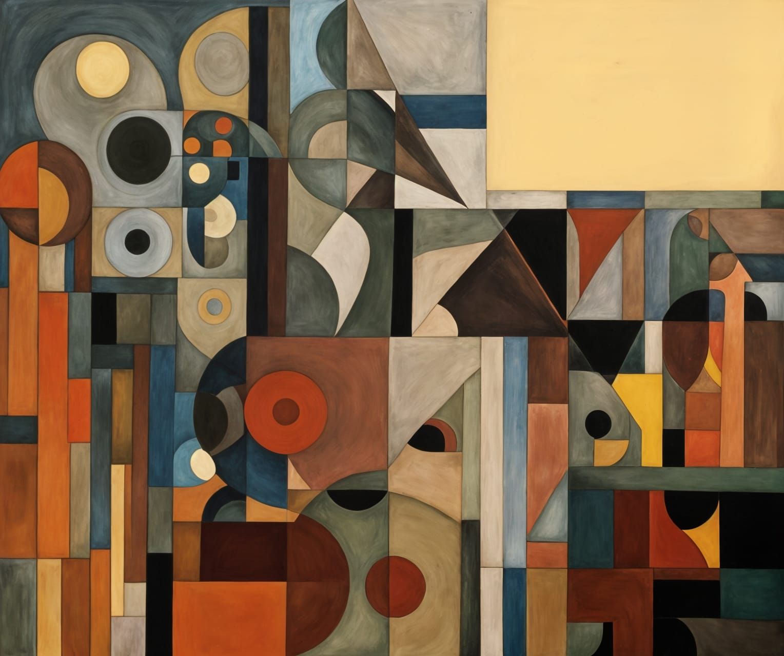 Masterpiece of Parallax Depth: Intricate Painting of Modern ...