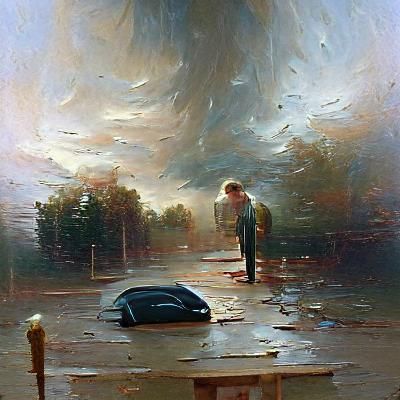 Depression as Oil Painting