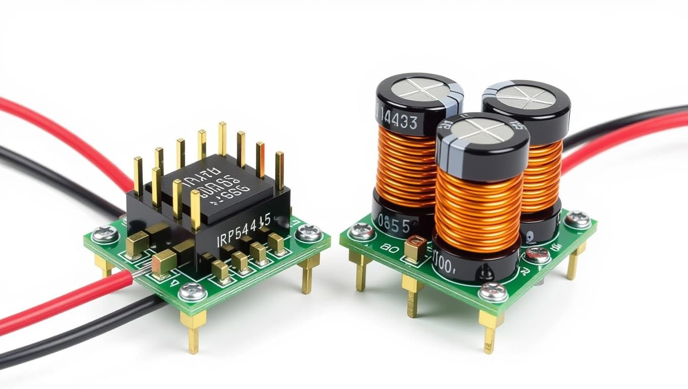Detailed Circuit Diagram in Futuristic Style