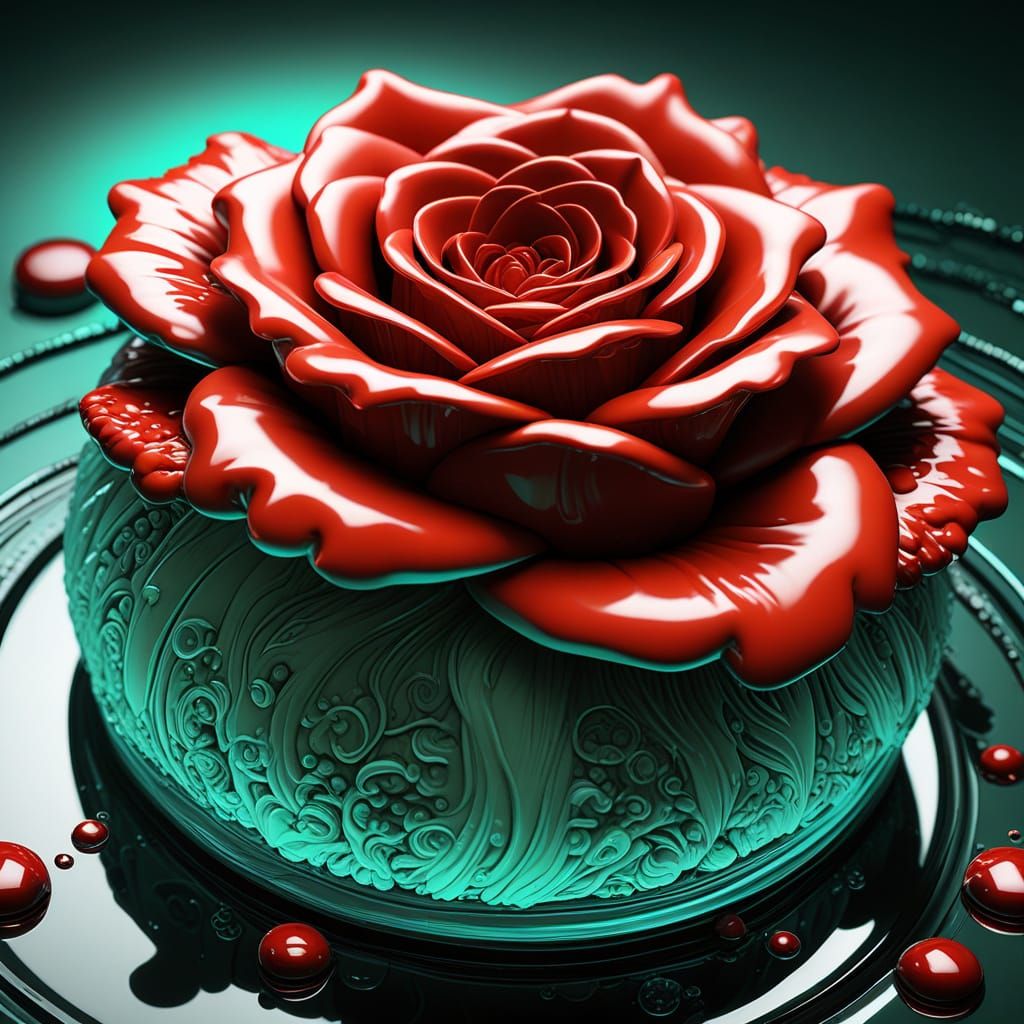 glossy glass 🌹