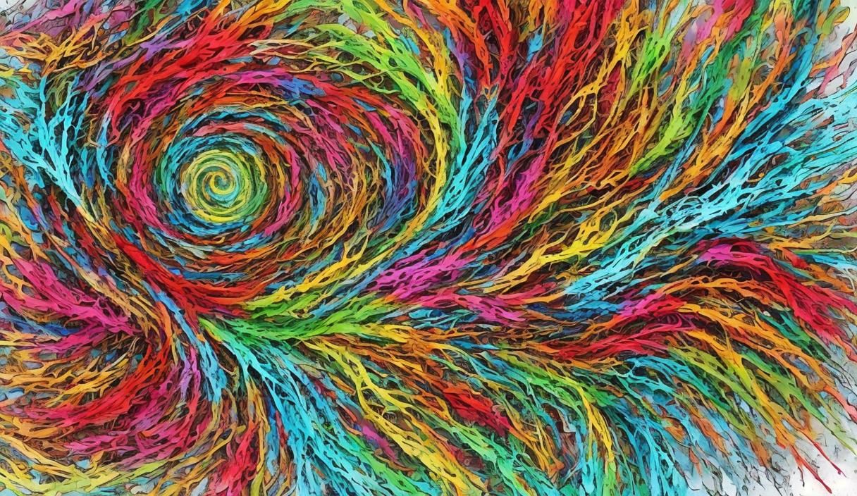 Whirling Galactic Arrays in a Spectrum of Color