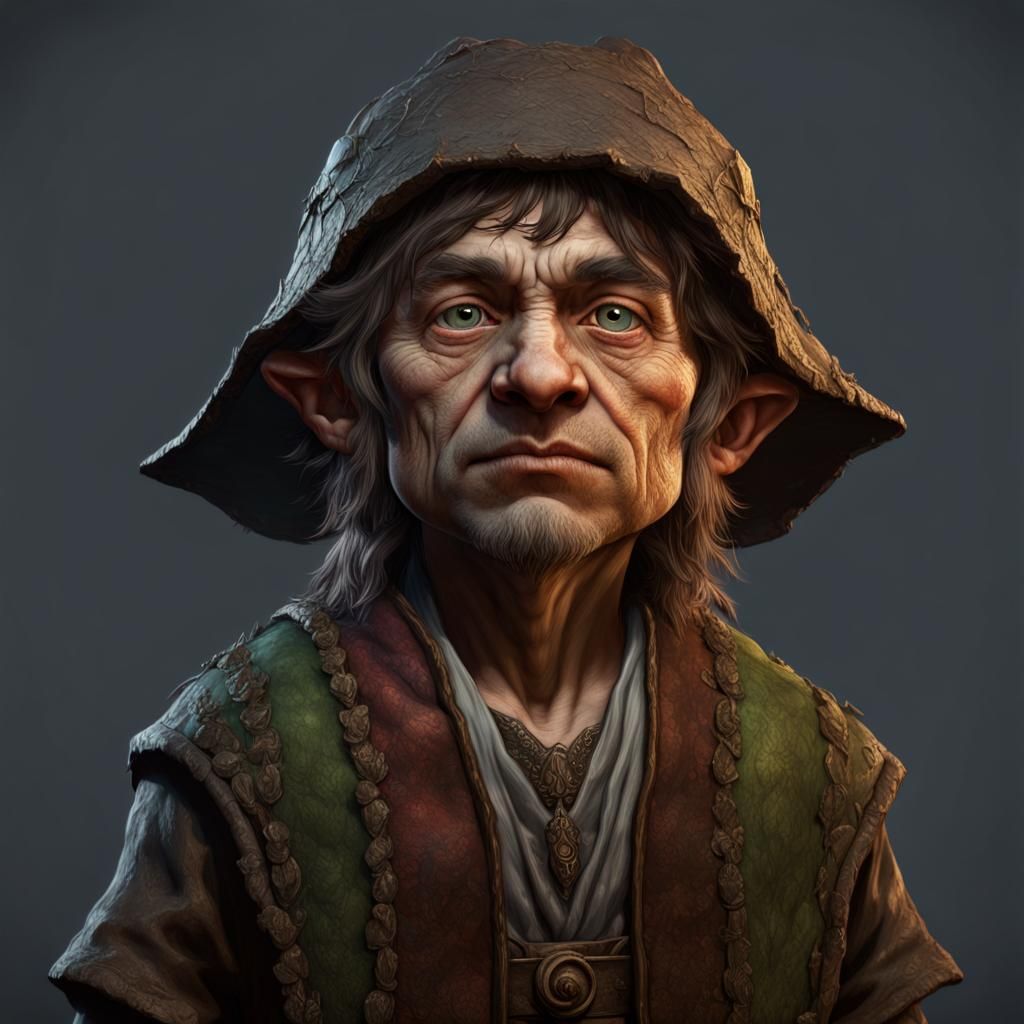 Gruff Halfling Gravedigger