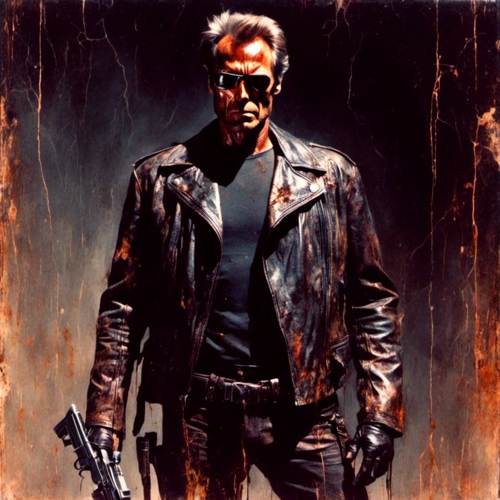 Clint Eastwood as The Terminator