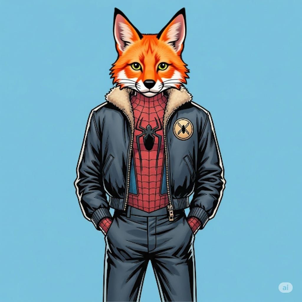 Man Replaced by Fox: An AI Transformation