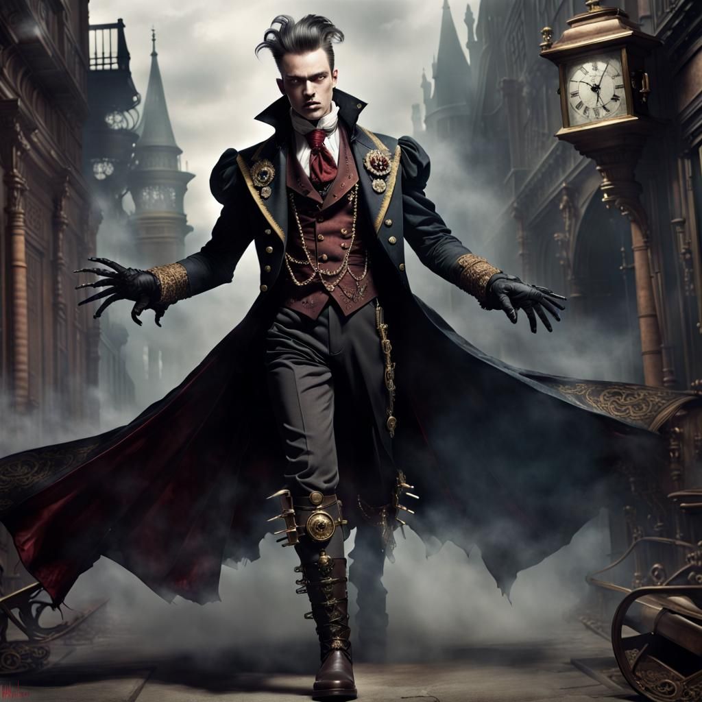 Vampire King: Ethereal Attack in Steampunk Victorian Era