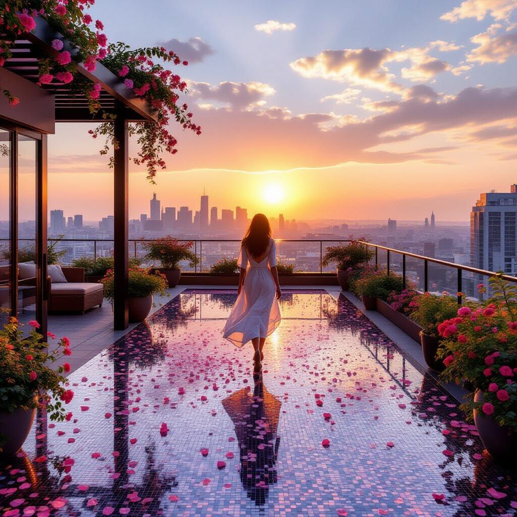 Petals told the stories the rooftops couldn’t speak. And as ...