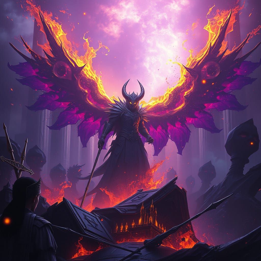 Ethereal Netherwalker in Dark Fantasy Style