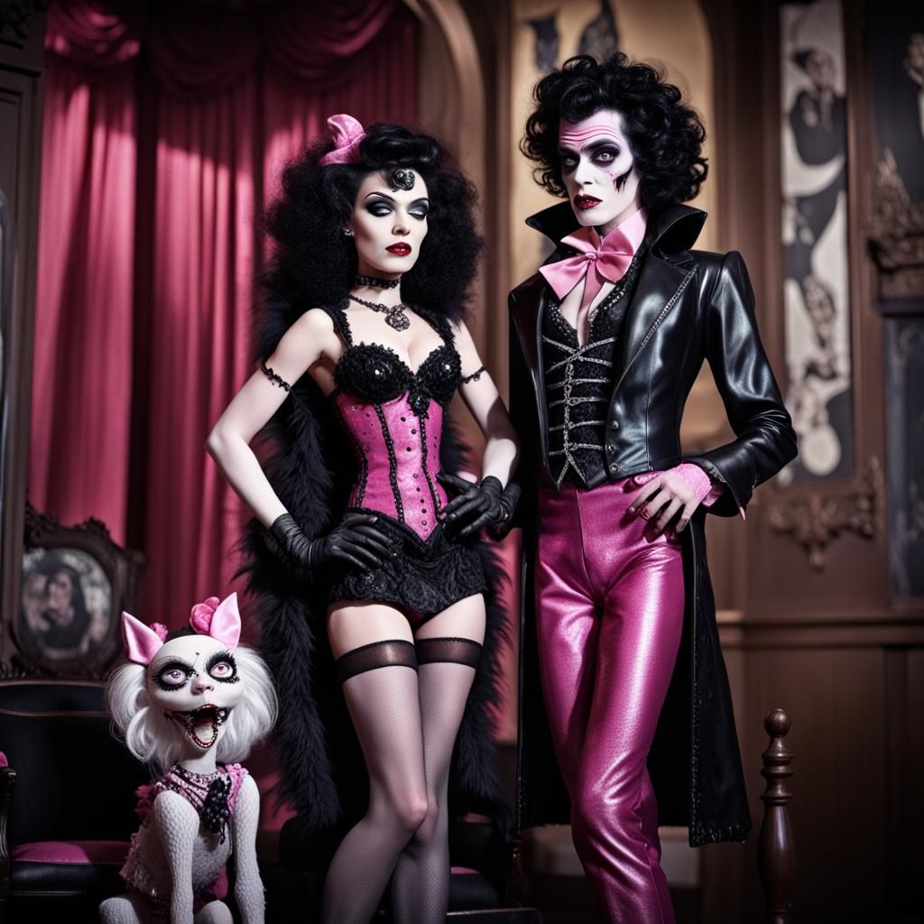 rocky horror picture show Dr Frank-N-Furter and Monster High Draculaura