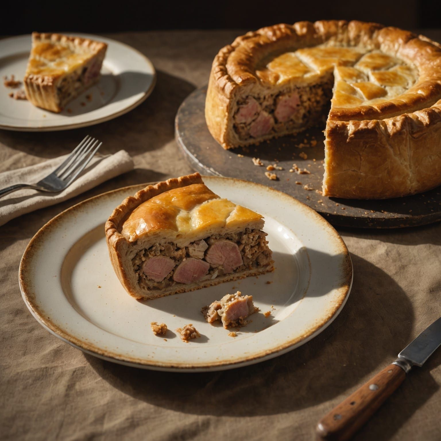 Melton Mowbray Pork Pie in Golden Age Style