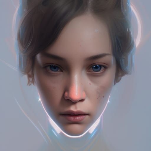 Realistic Lightsaber Portrait in Hyperdetailed Style